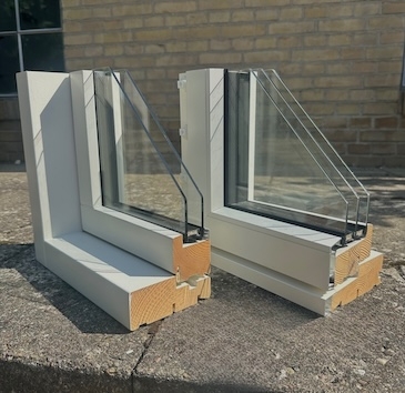 Double or triple glazing